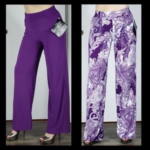 🛍 IMAN Global Chic Resort Palazzo Pants Set Long